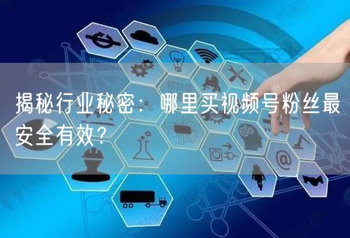 揭秘行业秘密：哪里买视频号粉丝最安全有效？