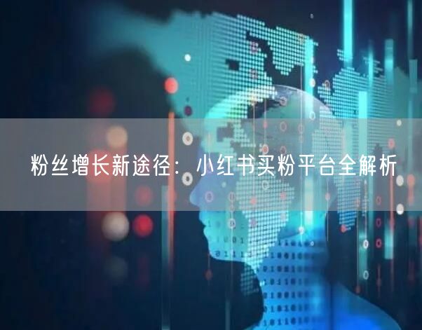 粉丝增长新途径：小红书买粉平台全解析